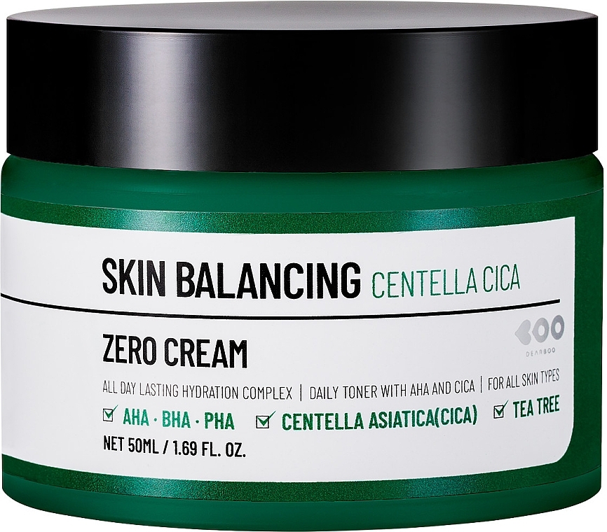 Repairing Face Cream - Dearboo Skin Balancing Centella Cica Zero Cream — photo N1