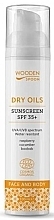 Fragrances, Perfumes, Cosmetics Face & Body Sun Lotion - Wooden Spoon Dry Oils Sunscreen SPF 35