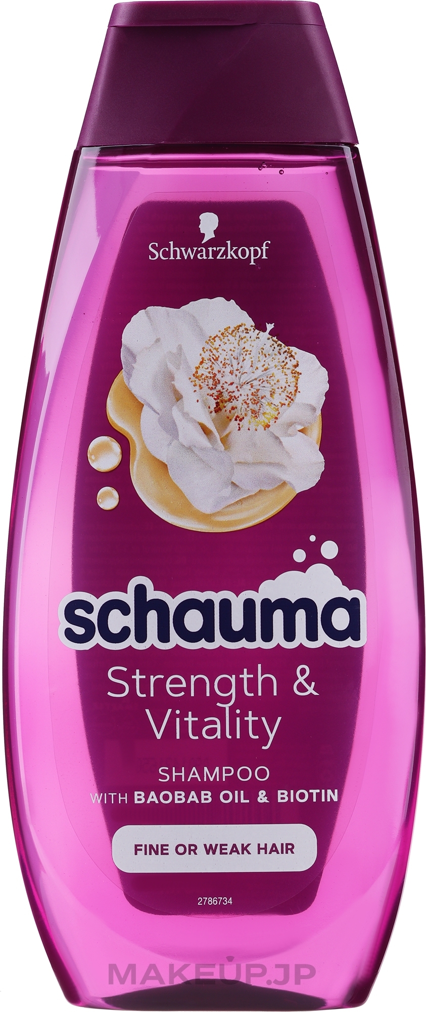 Shampoo "Nourishing Energy" - Schwarzkopf Schauma Strenght & Vitality  — photo 400 ml