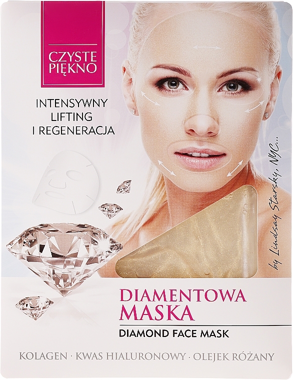 Face Mask "Brilliant" - Czyste Piekno Diamond Face Mask — photo N1