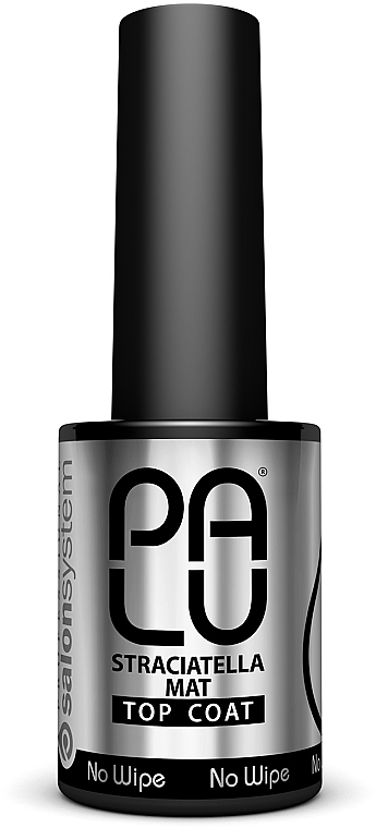 Non-Sticky Gel Polish Top - Palu Top Straciatella Mat Top Coat No Wipe — photo N1