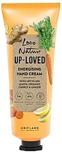 Energy Hand Cream with Lemon, Organic Carrot & Ginger - Oriflame Love Nature Up-Loved Energising Hand Cream — photo N1