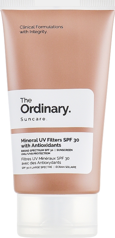Mineral UV Filters Sun Cream - The Ordinary Suncare Mineral UV Filters SPF30 Antioxidants — photo N3