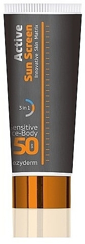 Face and Body Moisturizing Cream - Frezyderm Active Sun Screen Sensitive Face/Body Spf50+ — photo N1