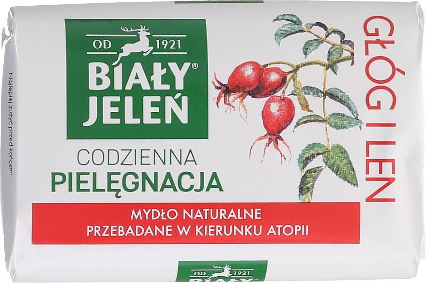 Hypoallergenic Soap, Hawthorn Extract - Bialy Jelen Hypoallergenic Soap Hawthorn — photo N2