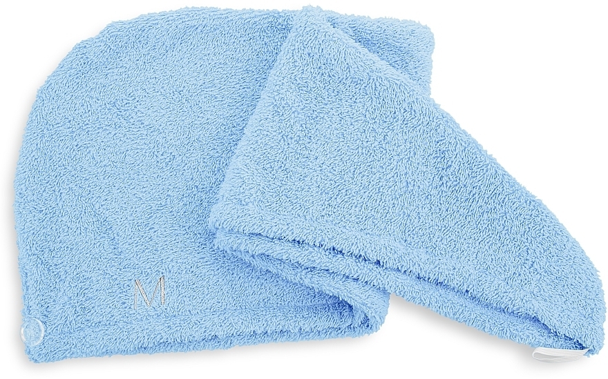 Drying Hair Towel Wrap, blue - MAKEUP — photo N2