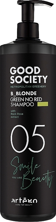 Tint Shampoo for Blonde Hair, 1000 ml - Artego Good Society B_Blonde 05 Shampoo — photo N1