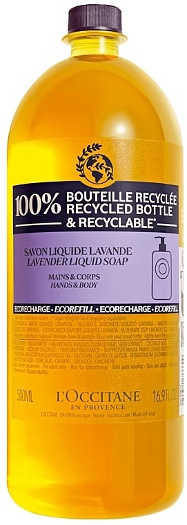 Lavender Liquid Soap - L'Occitane Lavande Liquid Soap Refill — photo N1