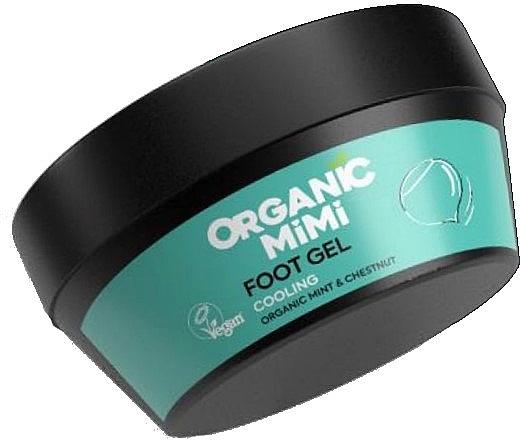 Mint and Chestnut Cooling Foot Gel - Organic Mimi Foot Gel Cooling Mint & Chestnut — photo N1