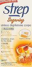 Depilatory Wax Strips "Brown Sugar & Beeswax" - Strep Sugaring — photo N1