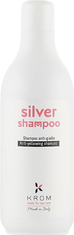 Anti-yellow Shampoo - Krom Silver Shampoo — photo N3