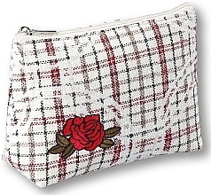 Fragrances, Perfumes, Cosmetics Makeup Bag "Rose", 95825, white - Top Choice