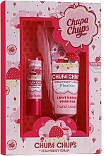 Fragrances, Perfumes, Cosmetics Set - Bi-es Chupa Chups Strawberry Cream (h/cr/50ml + lip/balm/1pcs)