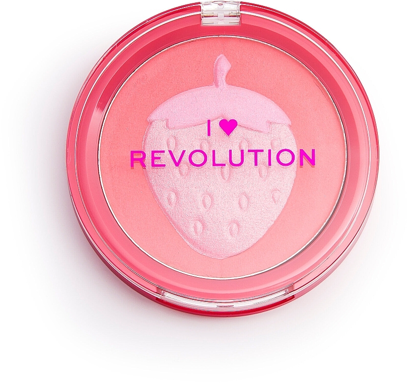 Blush - I Heart Revolution Fruity Blusher Soft Shimmer Blusher — photo N1