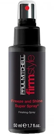 Strong Hold Styling Spray 'Frost and Shine' - Paul Mitchell Firm Style Freeze & Shine Super Spray (mini) — photo N1