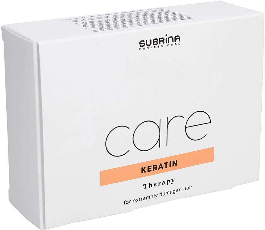 Ampoules for Very Damaged Hair - Subrina Care Keratin Therapy — photo N1