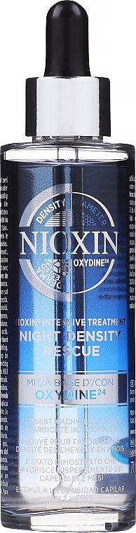 Thickening Hair Night Serum - Nioxin Night Density Rescue Serum — photo N1