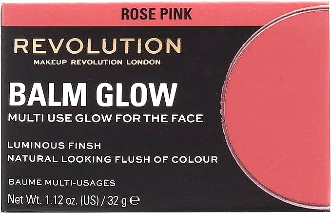 Multifunctional Face Makeup Balm - Makeup Revolution Balm Glow Multipurpose Glow For The Face — photo N3
