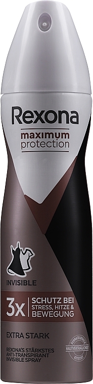 Sensitive Antiperspirant - Rexona Maximum Protection Invisible Anti-Perspirant — photo N1