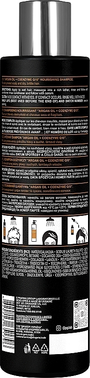 Nourishing Shampoo - Pharma Group Laboratories Argan Oil + Coenzyme Q10 Shampoo — photo N2