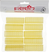 Fragrances, Perfumes, Cosmetics Velcro Rollers, 20 mm, yellow - Reed Curlers