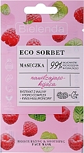 Fragrances, Perfumes, Cosmetics Raspberry Face Mask - Bielenda Eco Sorbet Moisturizing & Soothing Face Mask