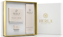 Fragrances, Perfumes, Cosmetics Set - Herla Black Rose I (cr/50ml + cr/5ml + toner/200ml)