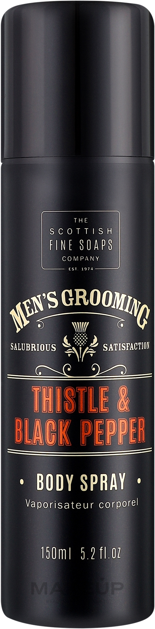 Scottish Fine Soaps Men’s Grooming Thistle & Black Pepper - Body Mist — photo 150 ml