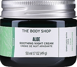 Fragrances, Perfumes, Cosmetics Soothing Night Cream - The Body Shop Aloe Soothing Night Cream