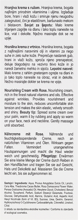 Nourishing Rose Face Cream - Nikel Nourishing Cream with Rose — photo N3