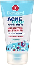 Fragrances, Perfumes, Cosmetics Antibacterial Facial Washing Gel - Dermacol Acne Clear Antibacterial Face Wash Gel