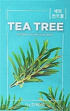 GIFT! Sheet Mask with Tea Tree Extract - The Saem Natural Tea Tree Mask Sheet — photo N1