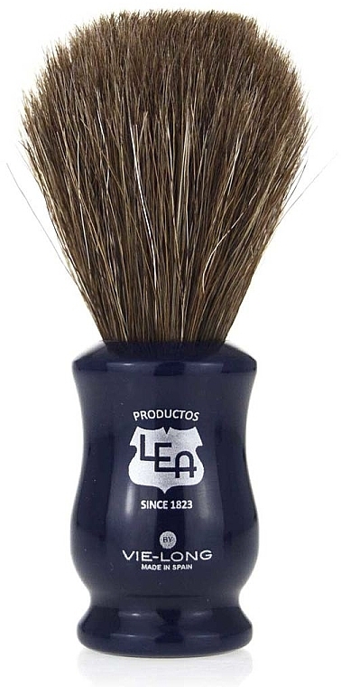 Shaving Brush - Lea Classic Horse Hair Blue Handle Shave Brus — photo N1