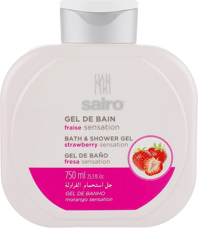 Strawberry Shower & Bath Gel - Sairo Bath And Shower Gel — photo N2