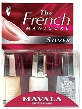 Fragrances, Perfumes, Cosmetics Natural French Manicure Set 'Silver' - Mavala Kit Natural French Silver (nail/2x5ml + dry/5ml)