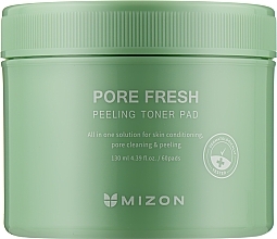 Fragrances, Perfumes, Cosmetics Cleansing Peeling Pads - Mizon Pore Fresh Peeling Toner Pad