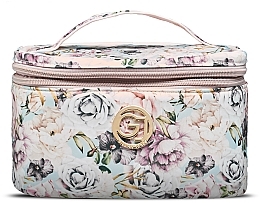 Fragrances, Perfumes, Cosmetics Makeup Bag - Gillian Jones Beauty Box Rose Flowerprint