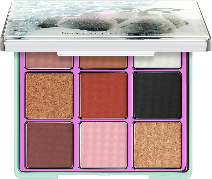 Eyeshadow Palette - I Heart Revolution Snow Globe Eyeshadow Palette — photo N1