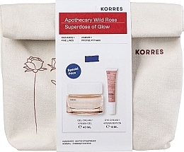 Fragrances, Perfumes, Cosmetics Set - Korres Apothecary Wild Rose (f/cr/40ml + eye/cr/15ml)