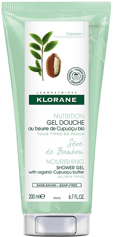 Shower Gel - Klorane Cupuacu Bamboo Sap Nourishing Shower Gel — photo N1