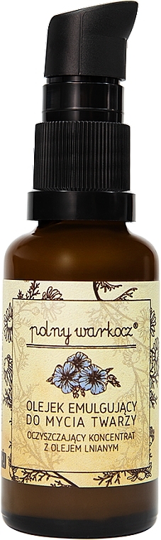Cleansing Face Oil with Linseed - Polny Warkocz (mini size) — photo N1