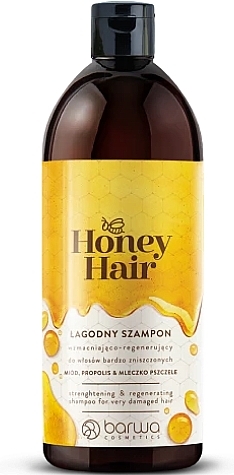Shampoo for Damaged Hair - Barwa Honey Hair Shampoo — photo N1