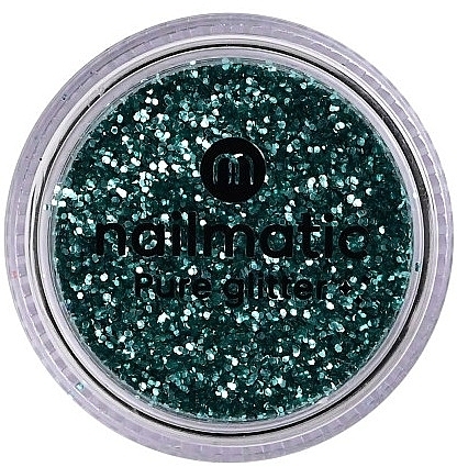 Glitter for Nail Design - Nailmatic Pure Glitter Medium Turquoise Blue Glitter — photo N1