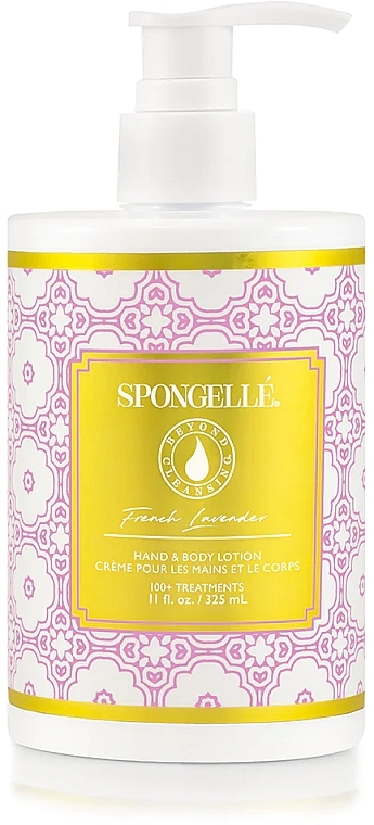 Hand & Body Lotion - Spongelle French Lavender Hand & Body Lotion — photo N1