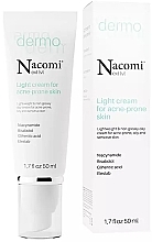 Fragrances, Perfumes, Cosmetics Light Cream for Problem Skin - Nacomi Next Level Dermo Light Cream For Acne-prone Skin