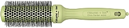 Fragrances, Perfumes, Cosmetics Thermal Brush, 35 mm - Olivia Garden Ceramic+Ion Blossom Green