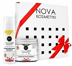 Fragrances, Perfumes, Cosmetics Set - Nova Kosmetyki GoSPA Intensively Regenerating Face Detox (f/ser/50ml + f/mask/200ml)