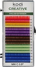 Creative Collection C 0.07 Colored False Eyelashes (16 rows: 12 mm) - Kodi Professional — photo N1