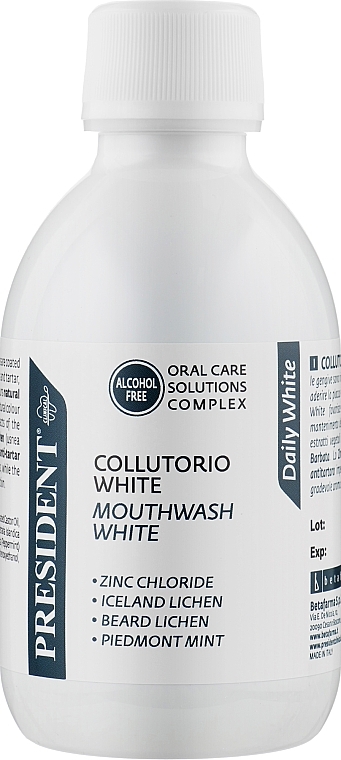 White Mouthwash - PresiDENT Clinical White — photo N1