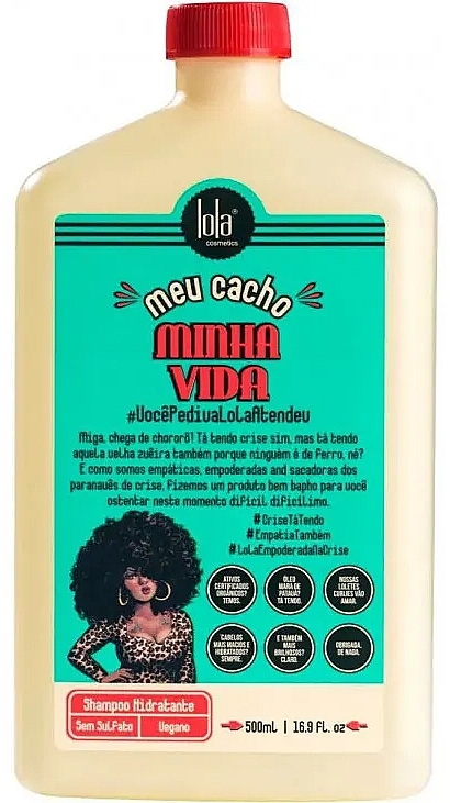 Moisturizing Shampoo - Lola Cosmetics Meu Cacho Minha Vida Shampoo — photo N1